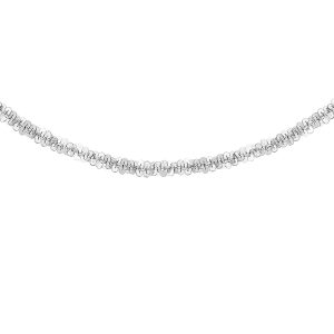 Italian crafted tocalle slider chain in sterling silver up to 20"