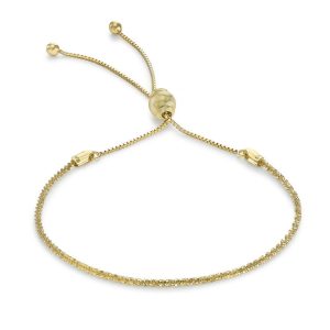 9k Yellow Gold Tocalle Chain Adjustable Bracelet Up to 9"