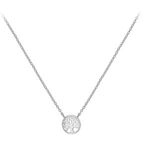 Italian crafted 'Tree of Life' necklace in sterling silver 16.5"