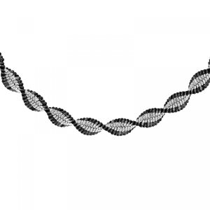 Faith & Brown Italian crafted Sterling silver Twisted necklace 18"